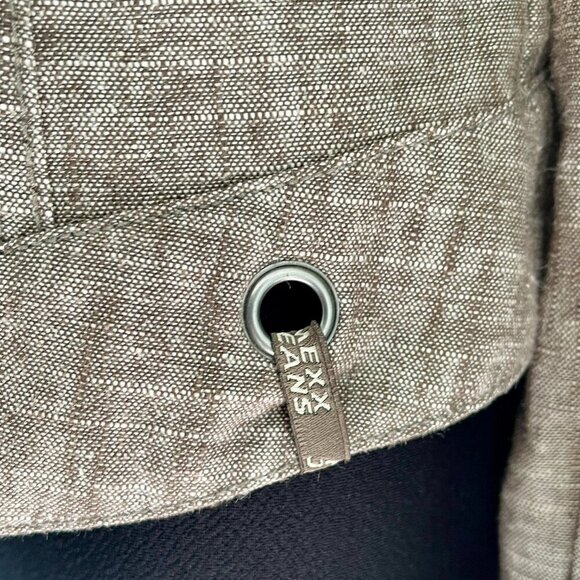 Mexx Light Brown Linen Blend Utility Jacket – Size 12 - Picture 6 of 14